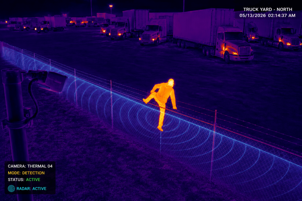 Thermal imaging cameras for yard security in Lathrop